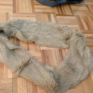 Jocelyn Real Rabbit Fur Infinity scarf